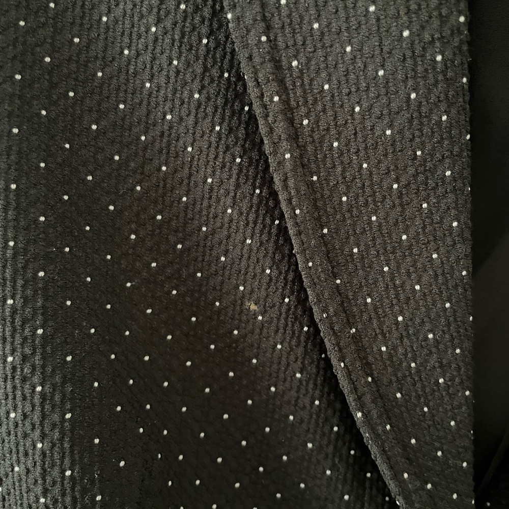 BANANA REPUBLIC Black Polka Dot Women's Slim Blazer fully lined, size 2 - Picture 5 of 10